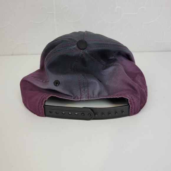 DC Comics Mens/Kids The Flash Logo Superhero Metal Baseball Snap Back Hat Purple - Picture 5 of 12